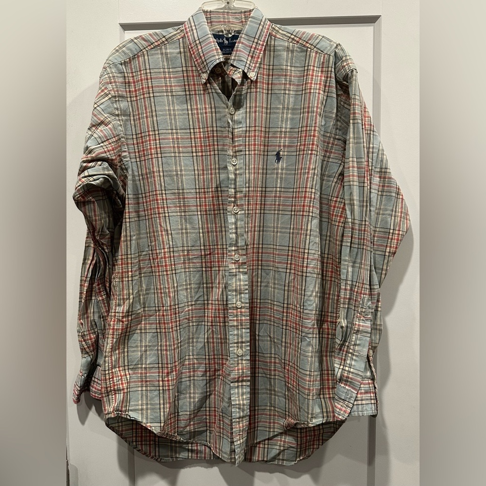Vintage Polo by Ralph Lauren “Blake” Multicolor Plaid Button Down Shirt